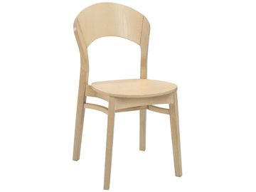 RAINBOW 665BL - Ash chair with integrated cushion by Hans K - view 2